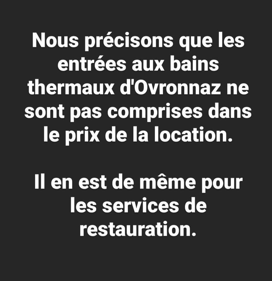 Charmant Studio Renove Situe Dans Les Bains D'Ovronnaz, Immeuble Les Sources 外观 照片